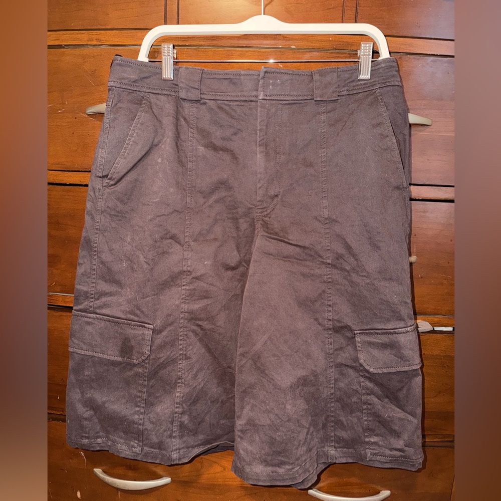 Zara Dark Brown Cargo Shorts